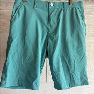 Kenneth Cole Blue Flat Front Shorts